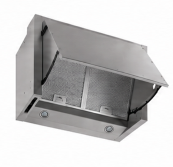 Integrated cooker hood