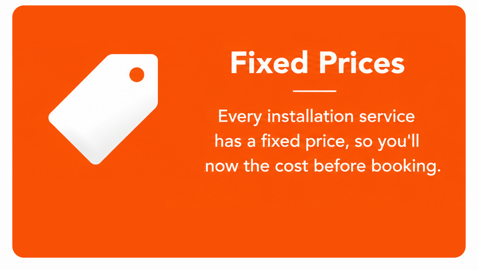 Every cooker hood replacement service has a fixed price